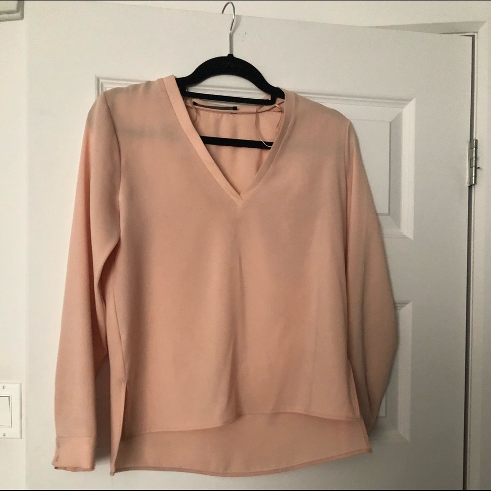 Zara crêpes top